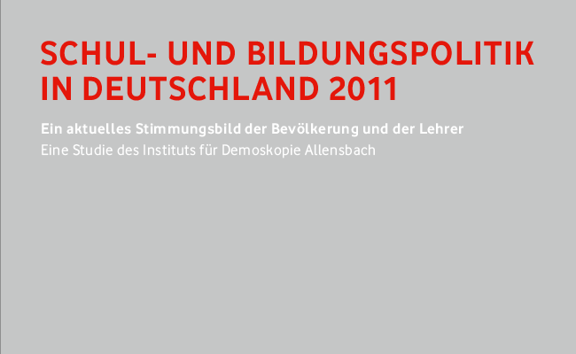 Schul Und Bildungspolitik In Deutschland 2011 Vodafone Stiftung